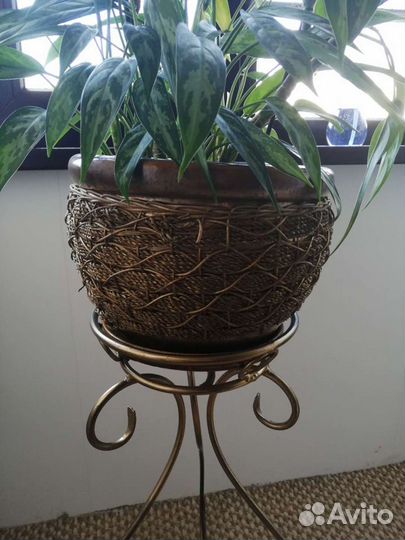 Подставка для цветов напольная/кованная