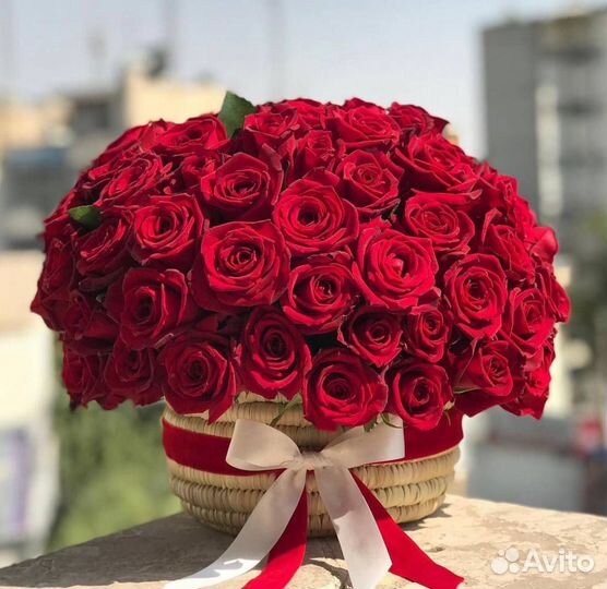 Композиции из Роз в Коробках. Цветы. Розы