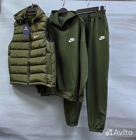 Спортивный костюм мужской и жилетка тройка Nike объявление продам