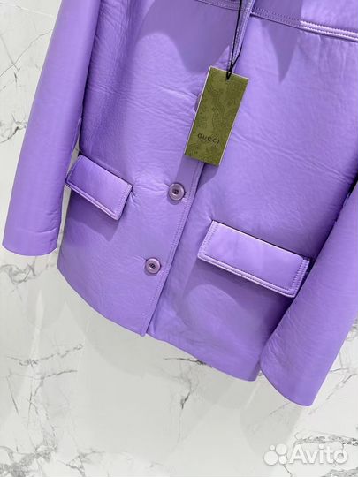 Кожаная куртка Gucci новая коллекция