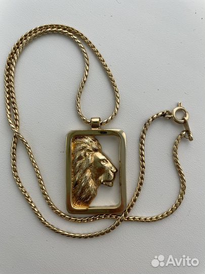 Подвеска Avon Лев винтаж