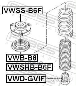 Отбойник амортизатора VW golf V/VI/jetta III/IV