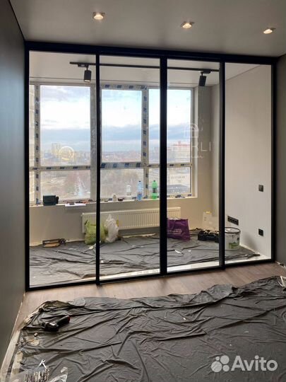 Межкомнатные перегородки раздвижные loft