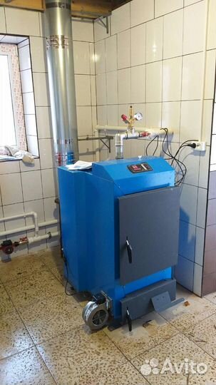 Твердотопливный котел длительного горения