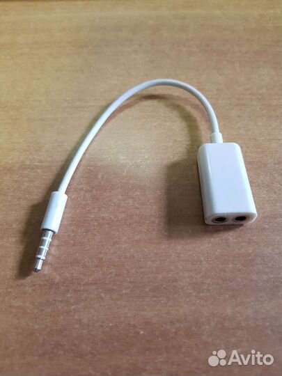 Переходник для наушников 1 на 2 выхода