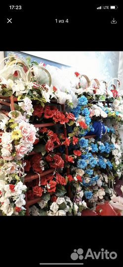 Свадебные украшения на машину аренда