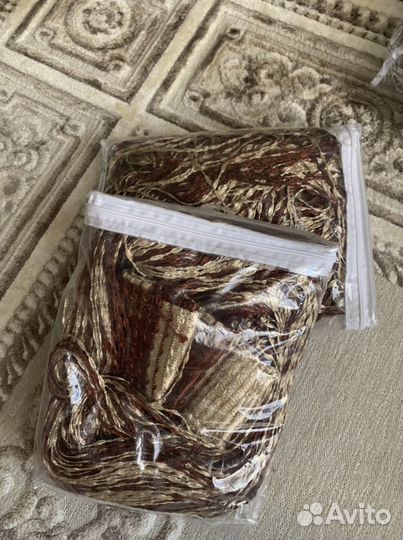 Шторы новые, нити