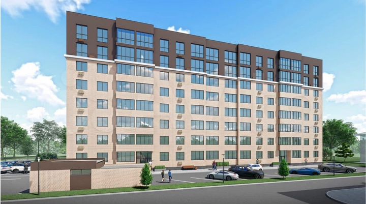 3-к. квартира, 93,8 м², 2/8 эт.