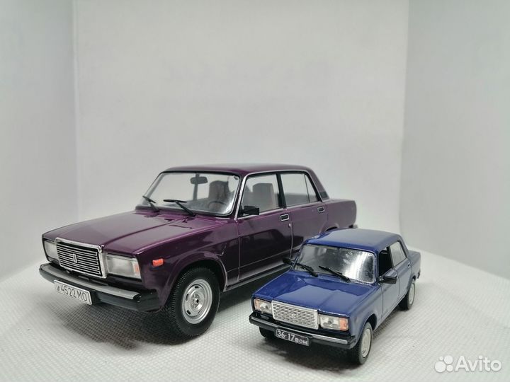 Модель ваз-21072 «Жигули» в масштабе 1:24