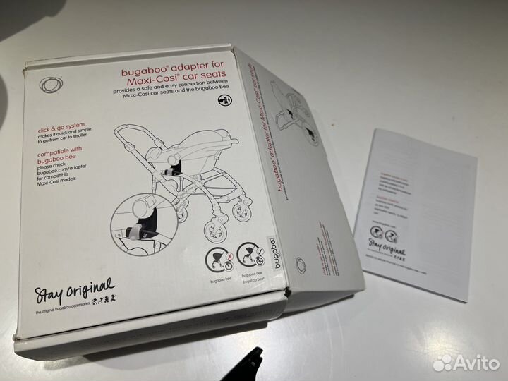 Адаптер bugaboo bee для автокресла maxi cosi 0+
