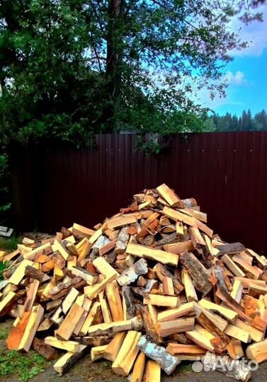 Дрова качественные от 1 куба любых пород древесины