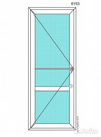Балконная дверь пвх