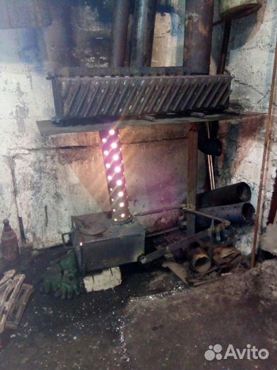 Печь на отработке