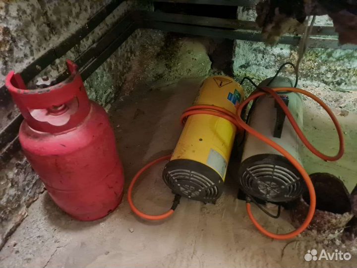 Две пушки и баллон