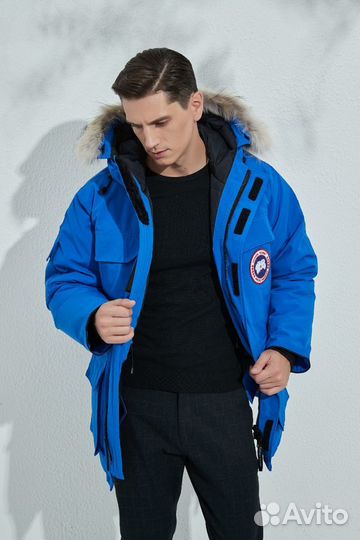 Пуховик canada goose expedition Royal blue