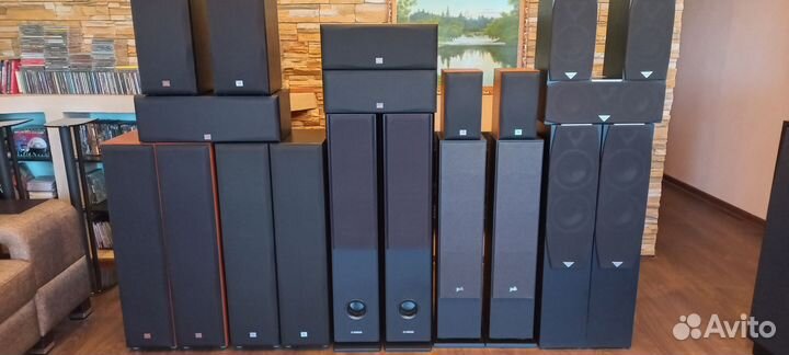 Акустика JBL E series-Yamaha-Polk -Vector