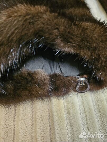 Шуба норковая 50-52 (коричневый)