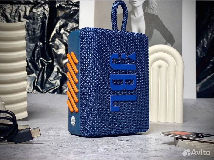 Колонка Jbl Go 3 синяя
