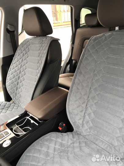 Накидки из Велюра Анаконда Серые