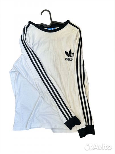 Лонгслив adidas белый