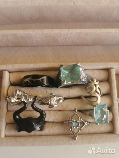 Украшения, серьги, кольца, колье, цепочка