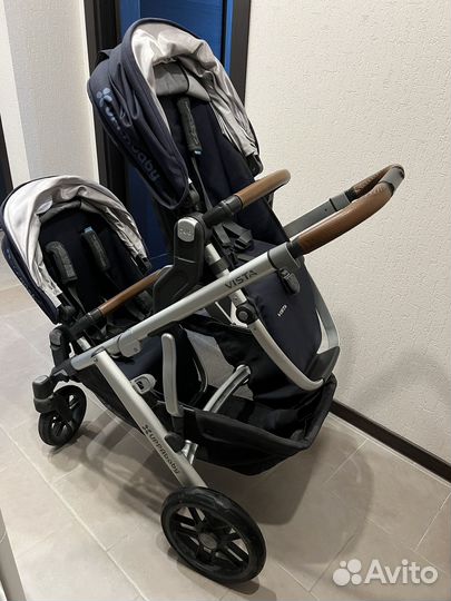 Коляска для двойни погодок uppababy vista 2 в 1