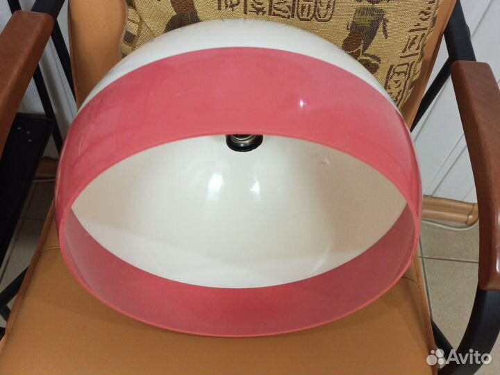 Светильник подвесной СССР абажур в стиле Мебло