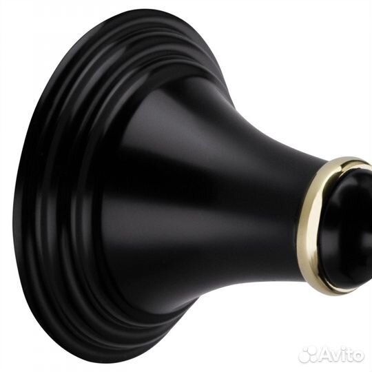 Держатель для полотенца Luksor подвесной цвет чёрн