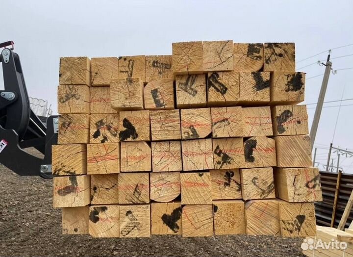 Брус естественной влажности