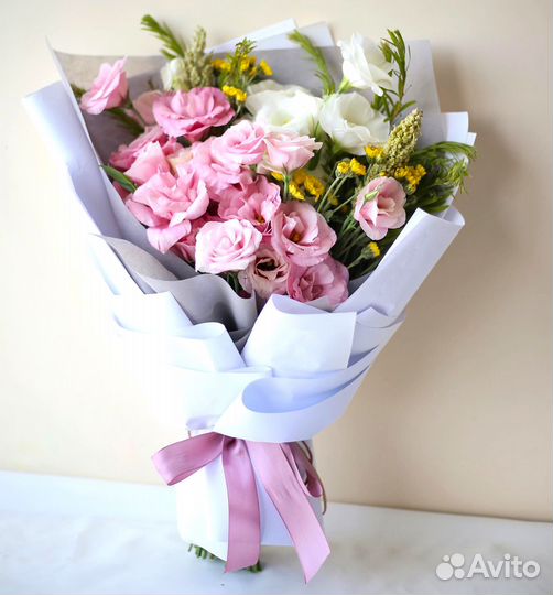 Букеты. Свежие Лизиантусы с Доставкой