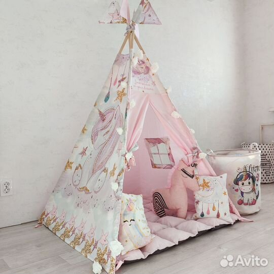 Вигвам детский, Палатка, шатер домик, новый