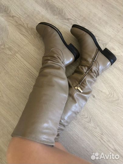 Сапоги кожа