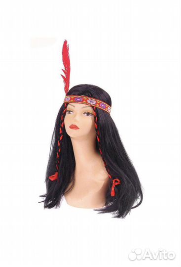 Индейский роуч и парик