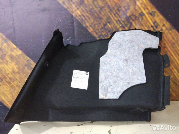 Обшивка багажника левая Bmw 525I E60 M54 2003