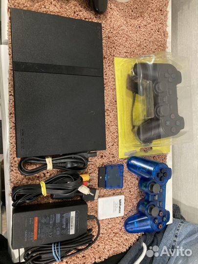 Sony PS2 120гб прошита freemsboot 40игр