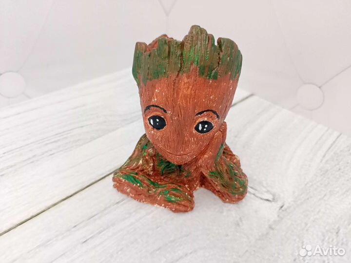 Гипсовое кашпо