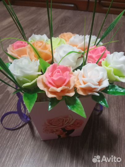 Мыло ручной работы букеты