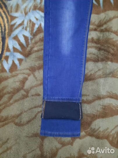 Джинсы утеплённые