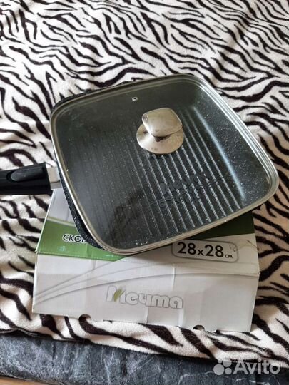Сковородка гриль новая