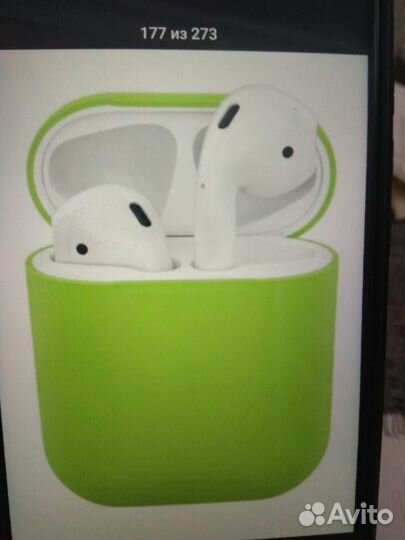 Чехол для наушников airpods 1,2