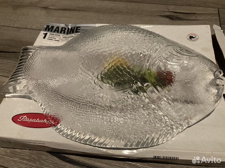 Посуда тарелка ‘Марин’ (для селедки под шубой)