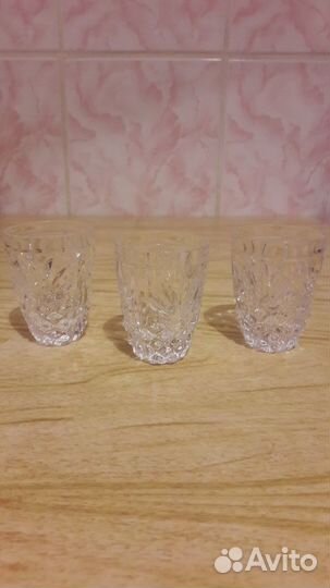 Стопки хрусталь, стекло СССР