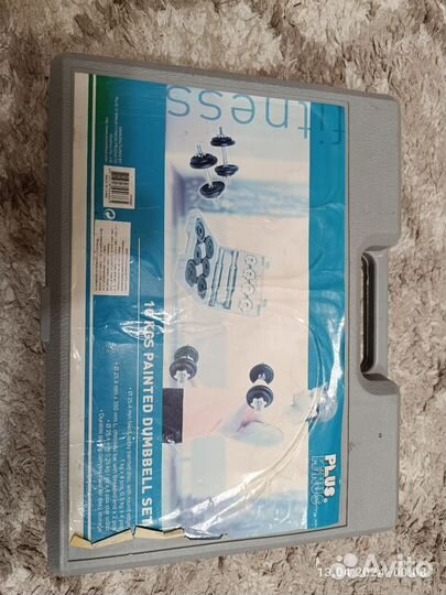 Гантели, б/у, общий вес 6 кг