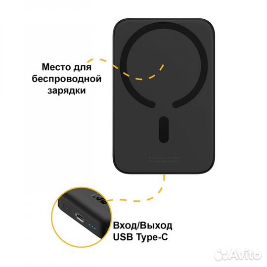Внешний аккумулятор Baseus MagSafe 20W 6000 mA