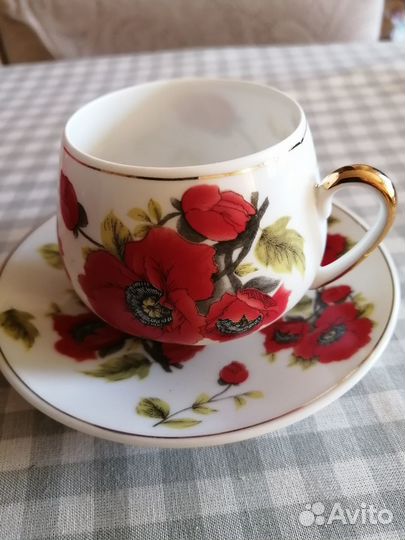 Новый кофейный сервиз из фарфора