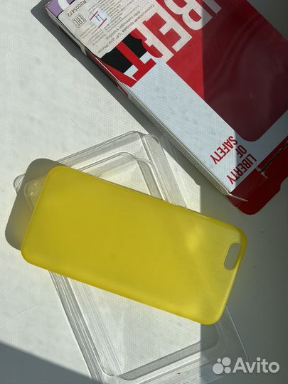 Накладка и защитное стекло на iPhone 6/6s