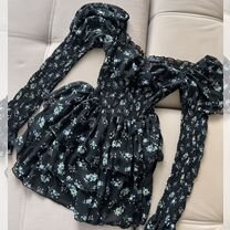 Платье шифоновое Nonnacollection мини в цветочек