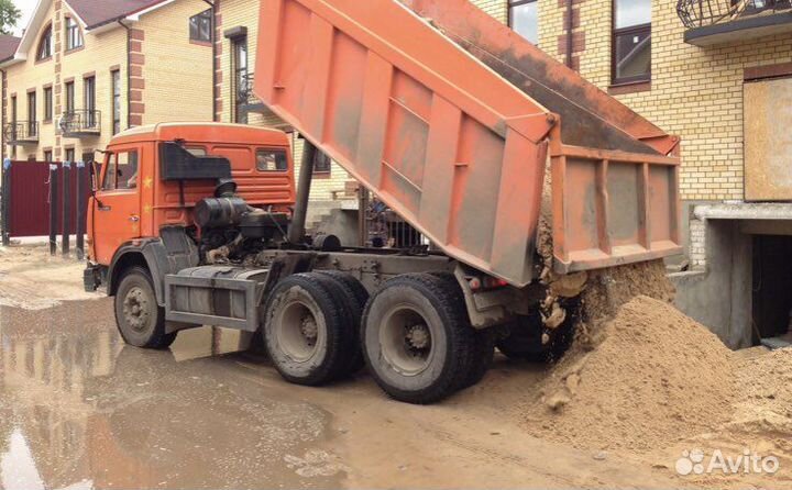 Песок щебень земля