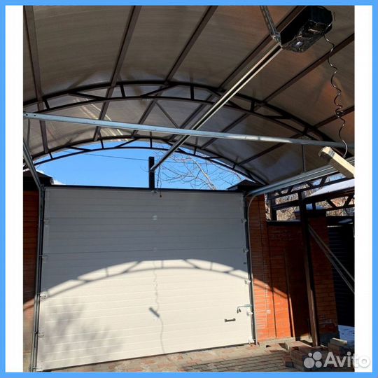 Автоматические секционные гаражные ворота