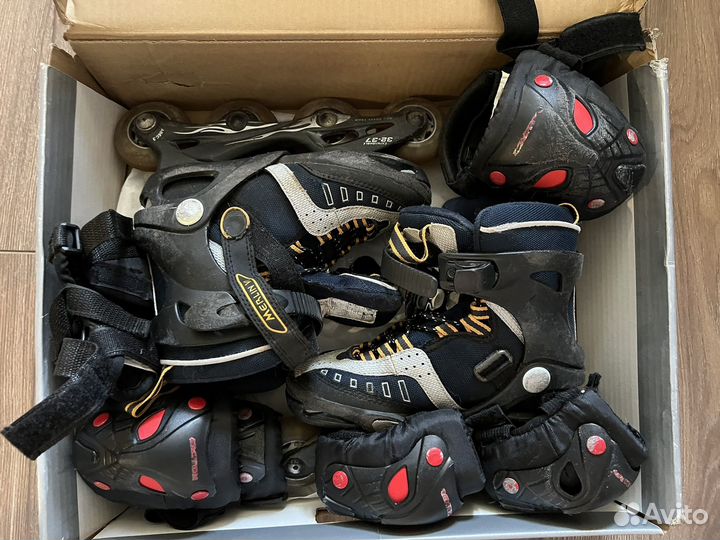 Ролики раздвижные K2 + защита